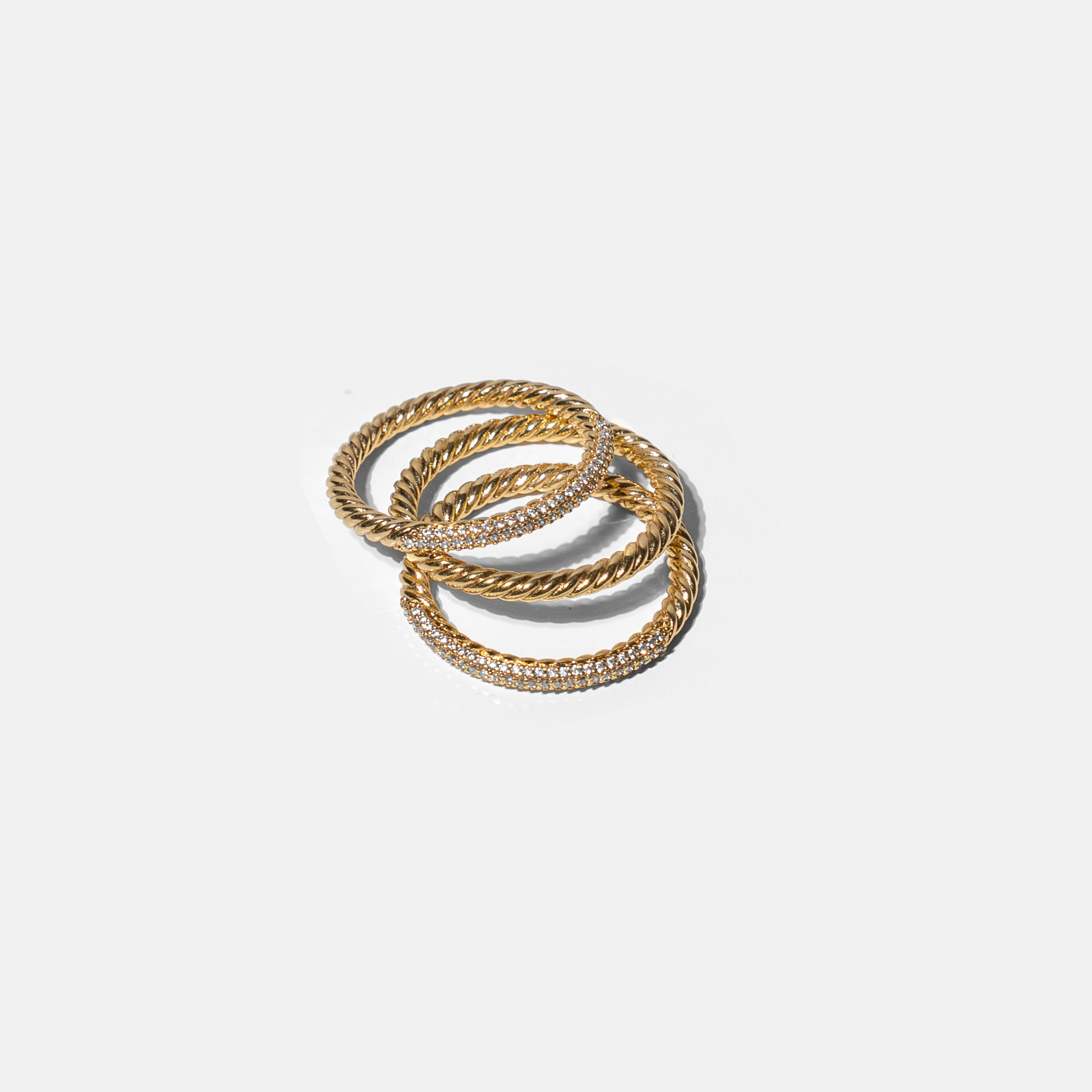Aura Stackable Rope Ring