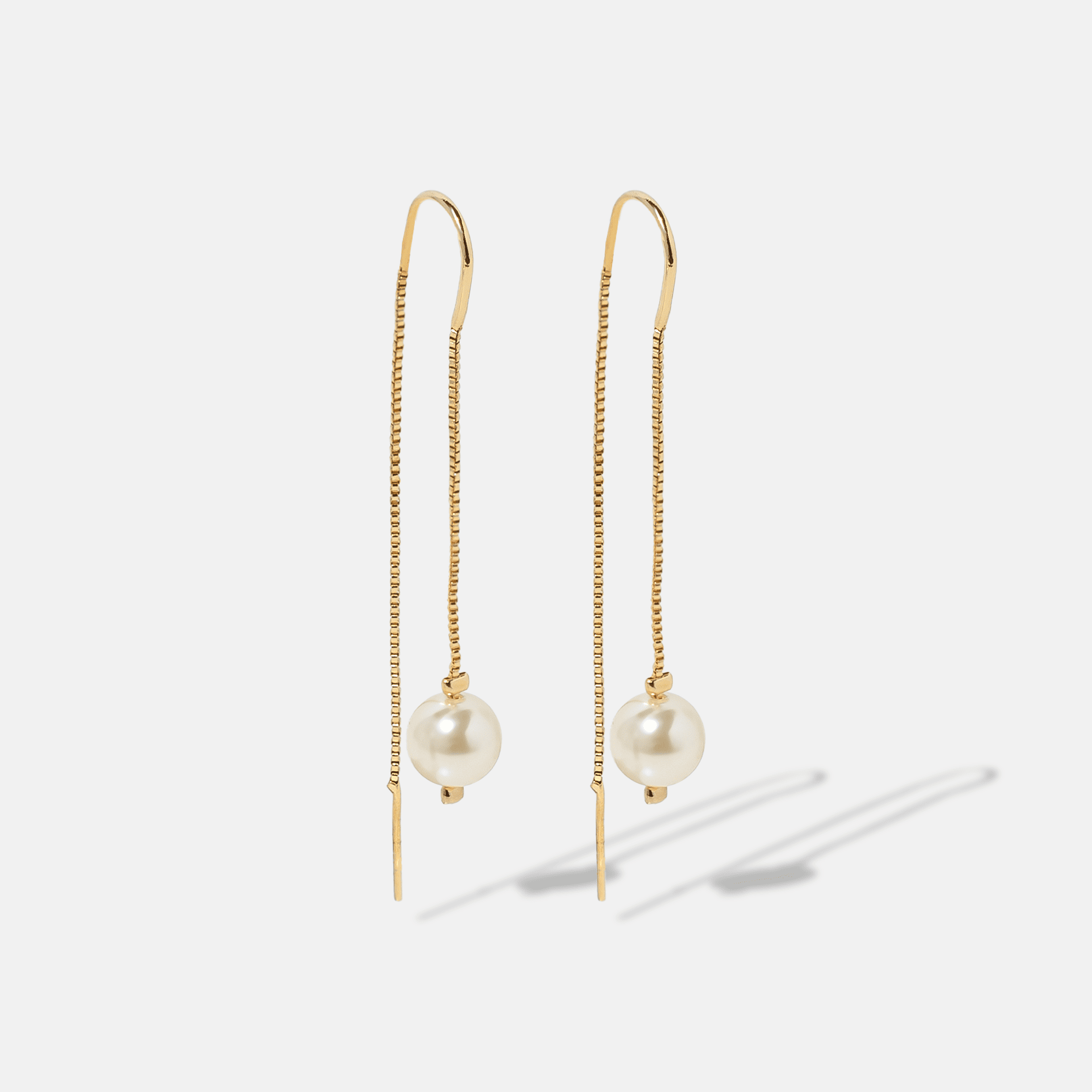 Pearl Threader Earrings