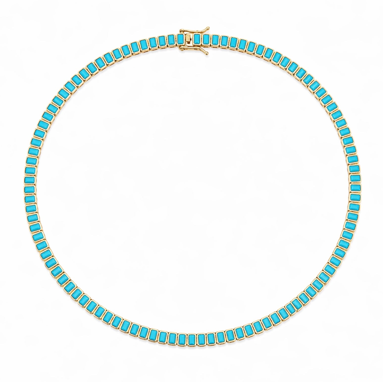 Amalfi Turquoise Tennis Necklace
