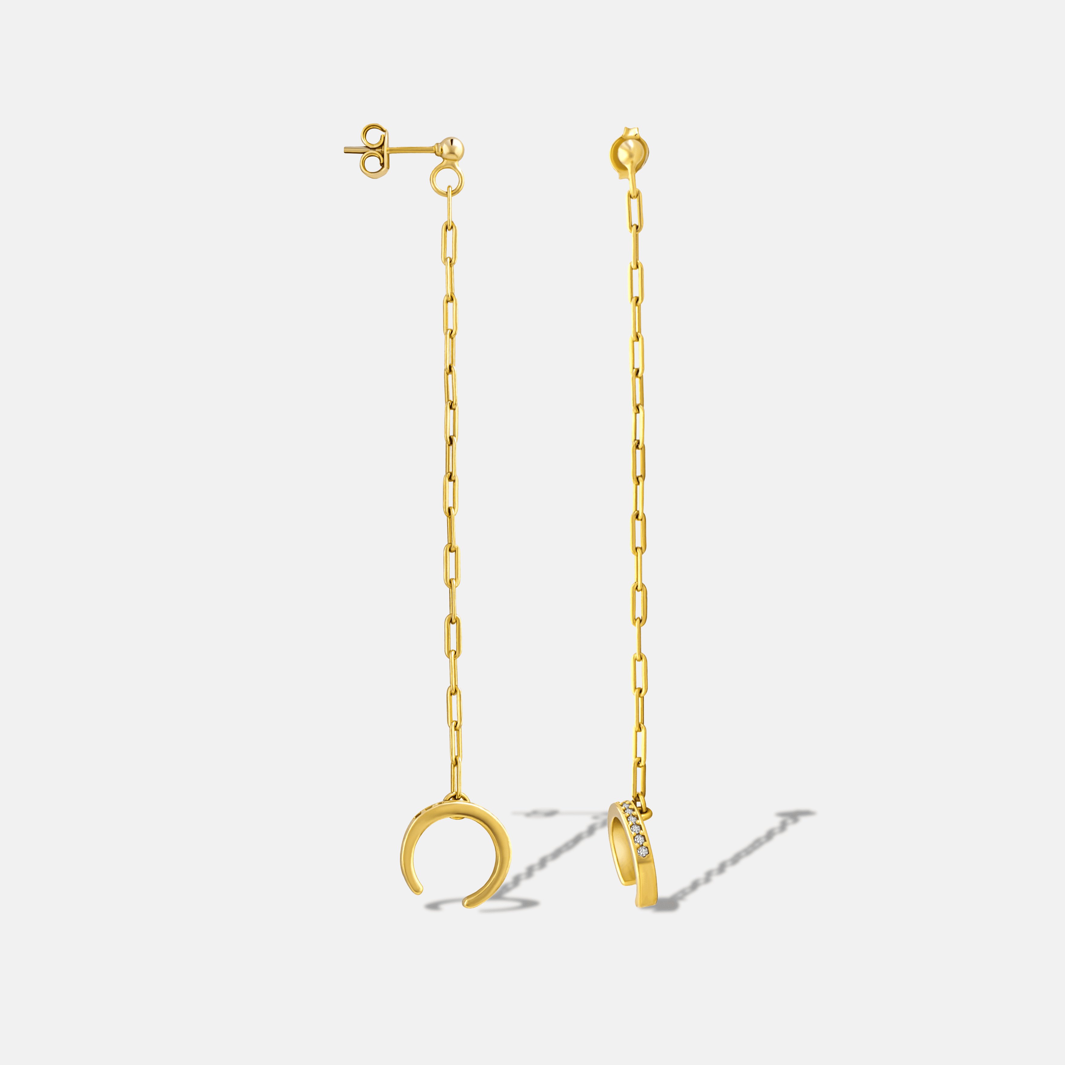 Diamond Loop Earrings