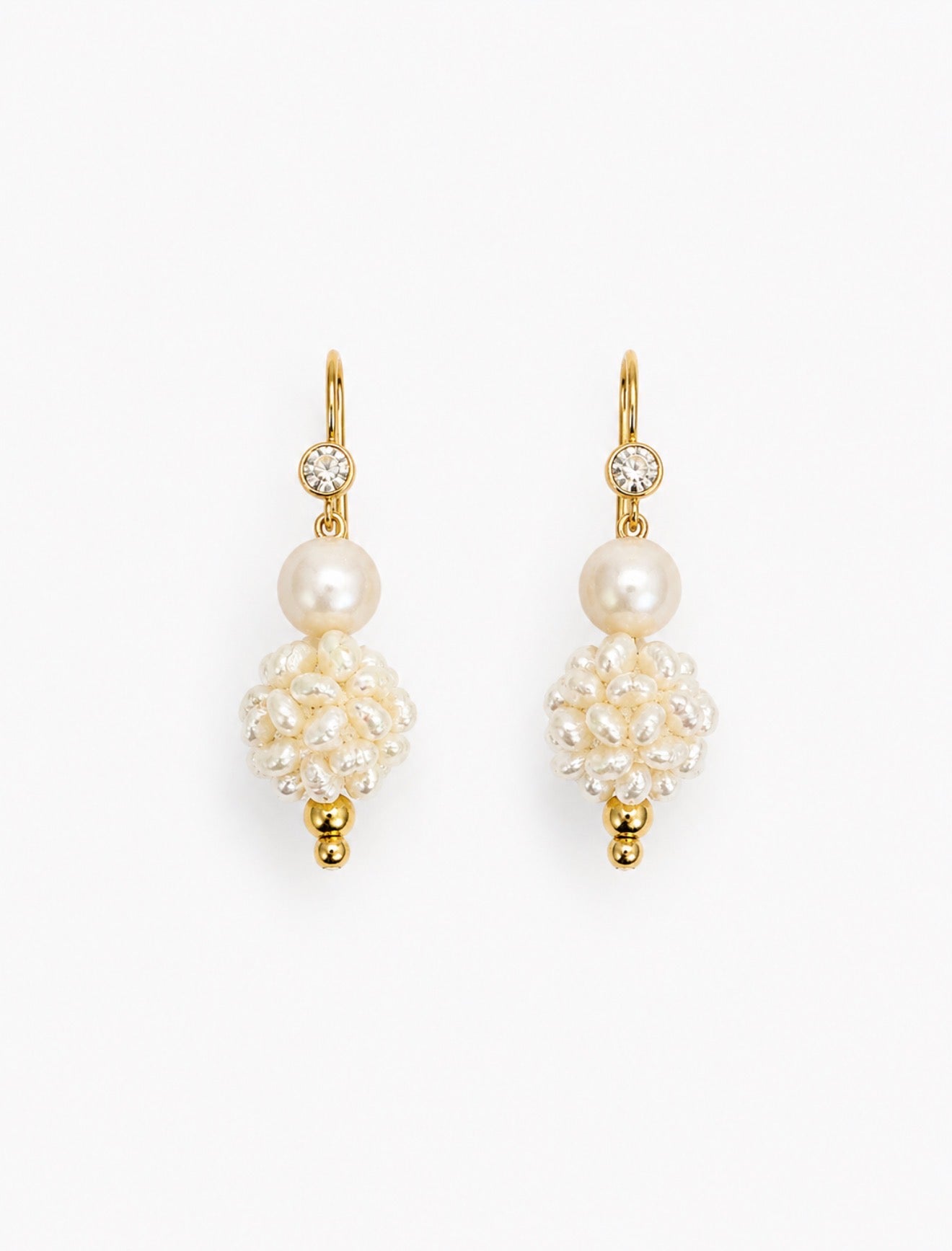 The Étoile Pearl Bouquet Earrings
