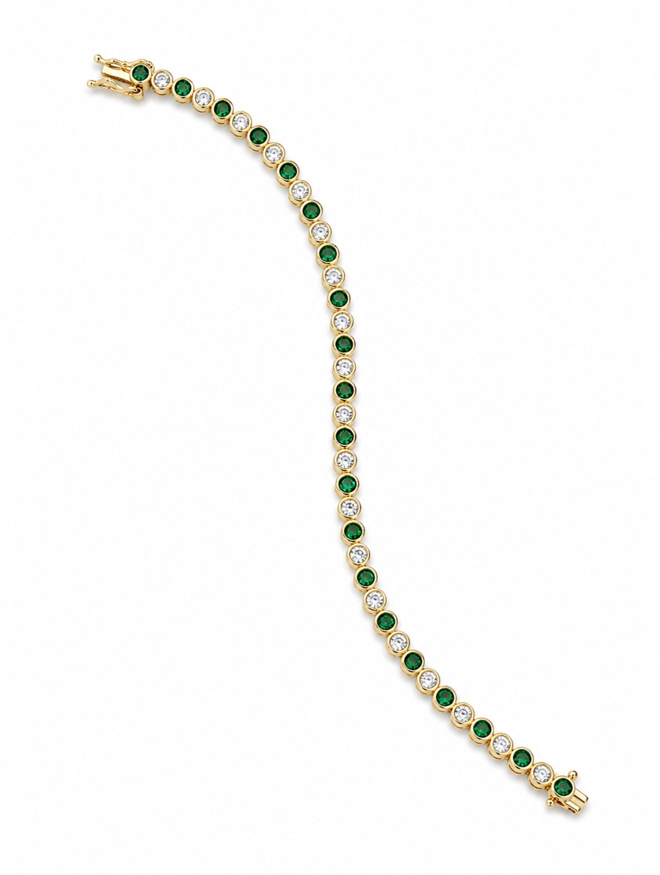 Nepo Baby Emerald Tennis Bracelet