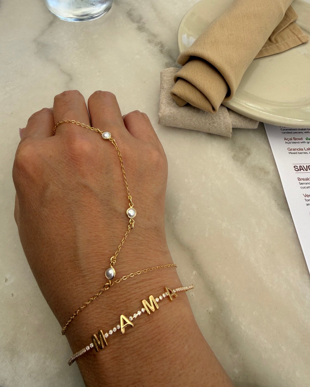 MAMA Tennis Bracelet