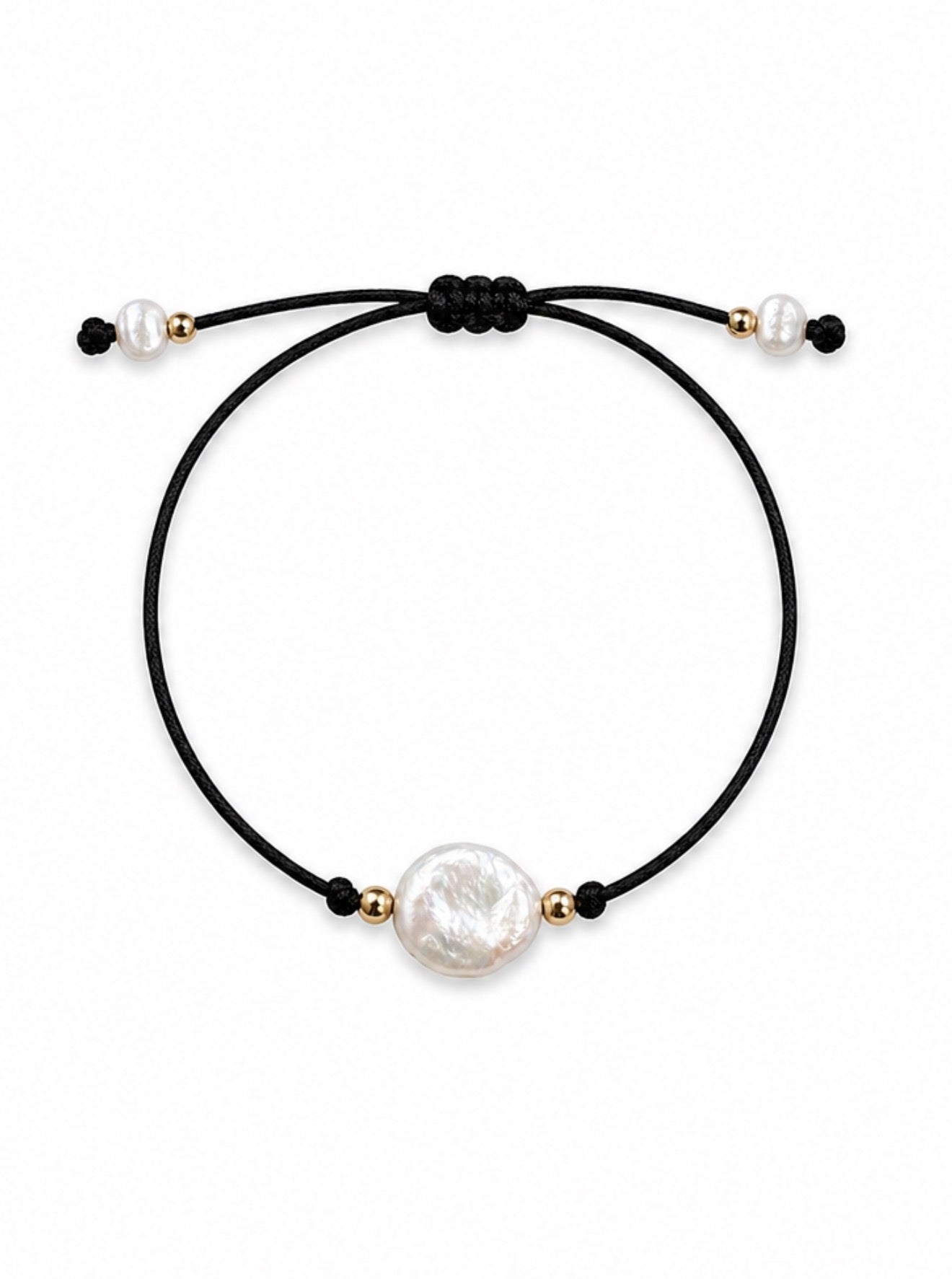 The Pearl Adjustable Bracelet - Coin