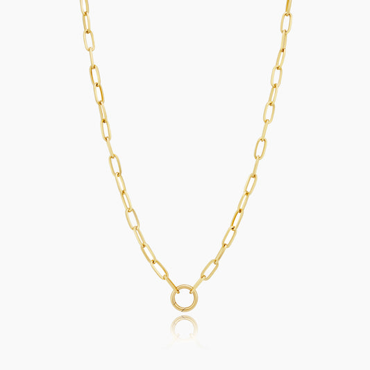 Gold Link Chain Necklace