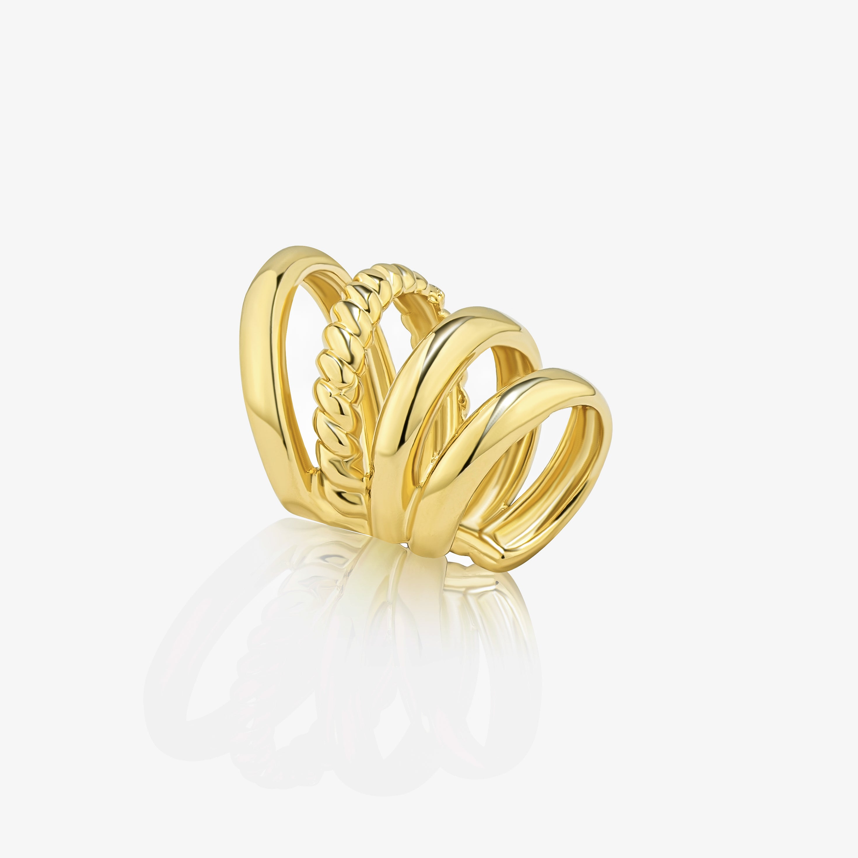 Four Loops Ear Cuff